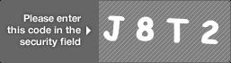 captcha code for visual authentication  letter J number 8 letter T number 2