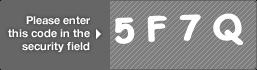 captcha code for visual authentication  number 5 letter F number 7 letter Q