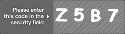 captcha code for visual authentication  letter Z number 5 letter B number 7