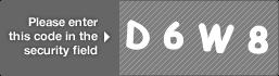 captcha code for visual authentication  letter D number 6 letter W number 8