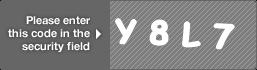 captcha code for visual authentication  letter Y number 8 letter L number 7