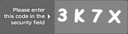 captcha code for visual authentication  number 3 letter K number 7 letter X