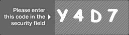 captcha code for visual authentication  letter Y number 4 letter D number 7