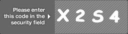 captcha code for visual authentication  letter X number 2 letter S number 4