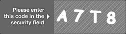 captcha code for visual authentication  letter A number 7 letter T number 8