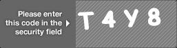 captcha code for visual authentication  letter T number 4 letter Y number 8