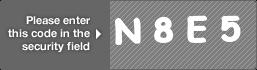 captcha code for visual authentication  letter N number 8 letter E number 5