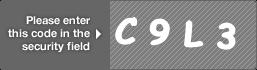 captcha code for visual authentication  letter C number 9 letter L number 3