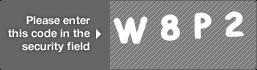 captcha code for visual authentication  letter W number 8 letter P number 2