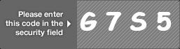 captcha code for visual authentication  letter G number 7 letter S number 5