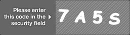 captcha code for visual authentication  number 7 letter A number 5 letter S